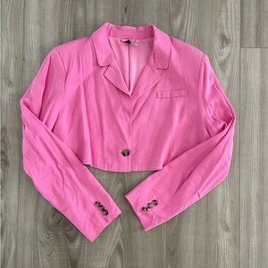NWOT cropped blazer